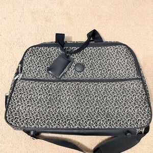 Samsonite Black and Gray Patterned Travel Bag